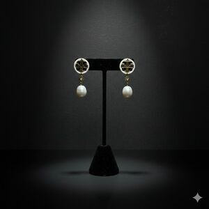 Tory Burch Icon Pearl Drop Earrings